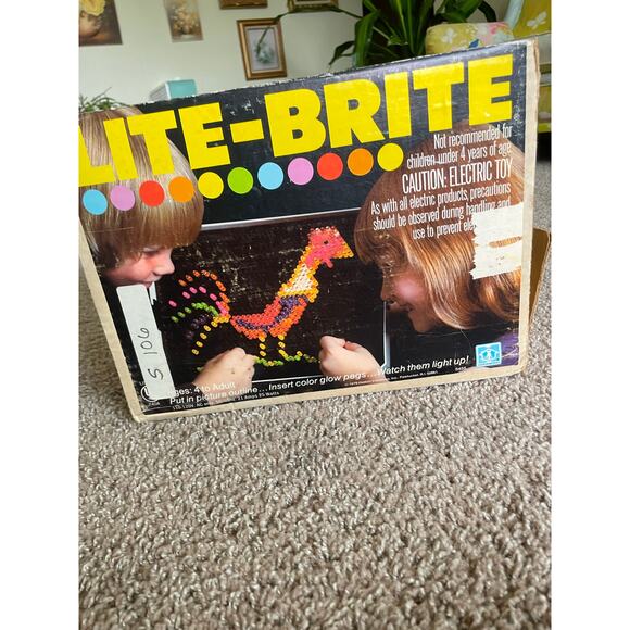 LITE-BRITE Vintage Hasbro 1978 - Picture 7 of 10